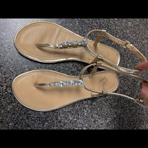 Report Gold Sandals